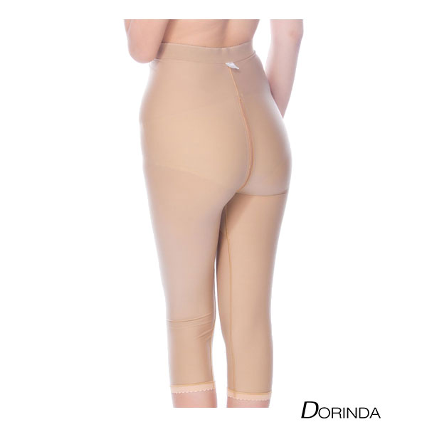DORINDA กางเกงกระชับสัดส่วนหลังดูดไขมันต้นขา ขา 5 ส่วน เป้าซิป