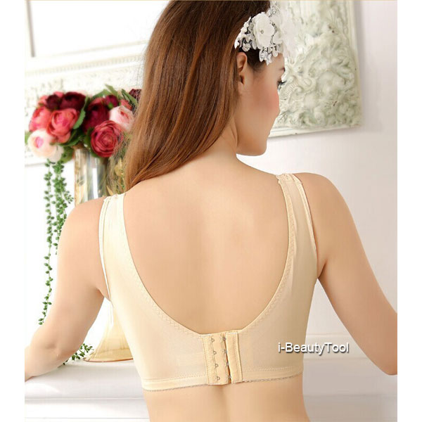 ชุดชั้นใน ยกและเก็บกระชับหน้าอก พร้อมเนื้อด้านข้าง และใต้วงแขน รุ่น V Shape - สีเนื้อ