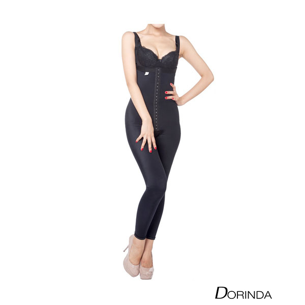 DORINDA ชุดกระชับ บอดี้สูทหลัง ดูดไขมัน เวเซอร์ (Vaser) บอดี้ไทด์ ขายาว เป้าเปิด