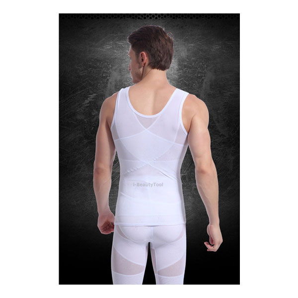 เสื้อกล้ามกระชับสัดส่วนผู้ชาย ลดพุง วิธีลดหน้าท้อง รุ่น Double Layer