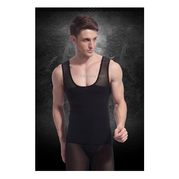 เสื้อกล้ามกระชับสัดส่วนผู้ชาย ลดพุง วิธีลดหน้าท้อง รุ่น Double Layer