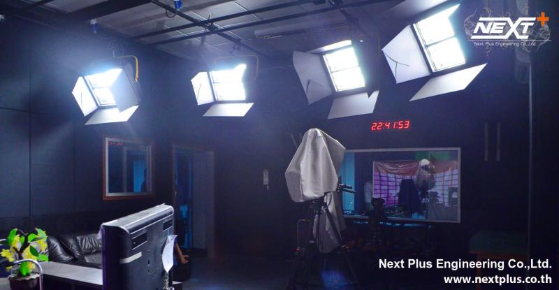 รับเหมาก่อสร้าง สตูดิโอ – โรงถ่ายรายการ เก็บเสียง  (บริษัท เน็กซ์พลัส เอ็นจิเนียริ่ง จำกัด)
