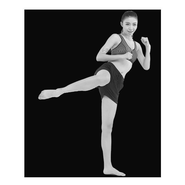 สปอร์ตบรา ชุดกีฬาผู้หญิง รุ่นซิปหน้า รองรับแรงกระแทกระดับ 4 ใส่สบาย - สีดำ