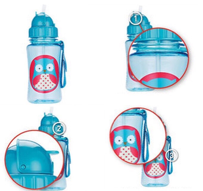 ขวดน้ำดื่มแบบมีหลอด Skip Hop