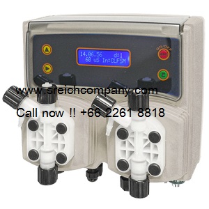 บริษัท เอส ไรคส์ จำหน่าย เครื่องจ่ายสารละลายคลอรีน สารส้ม ปูนขาว จ่ายน้ำยาล้างตะกรัน