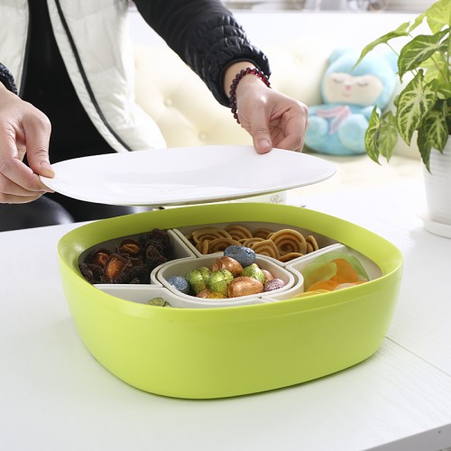 คุณลักษณะ- ใช้งานง่าย สะดวก สะอาด- ใส่ผลไม้ ขนม ได้หลากหลายช่อง- เหมาะสำหรับงานเลี้ยง ปาร์ตี้