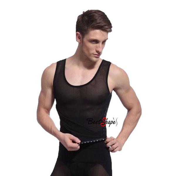 เสื้อกล้ามกระชับสัดส่วนผู้ชาย เก็บพุง เก็บหน้าท้องรุ่นปลอกเอว