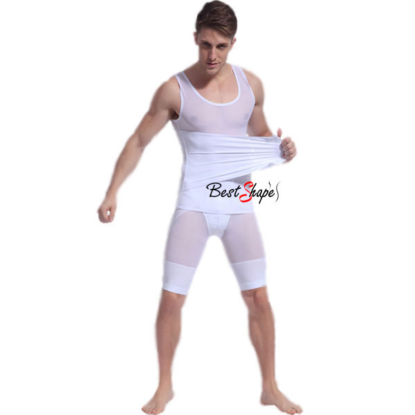 เสื้อกล้ามกระชับสัดส่วนผู้ชาย เก็บพุง เก็บหน้าท้องรุ่นปลอกเอว