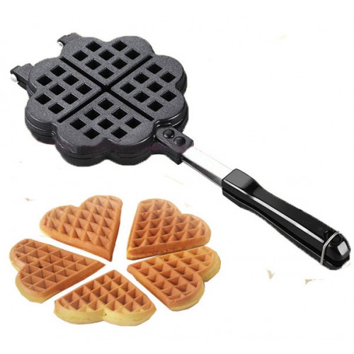 คุณลักษณะ- สามารถทำพร้อมกันได้ 4 ชิ้น- กระทะทำวาฟเฟิลรูปหัวใจ ใช้กับเตาแก็ส- ทำความสะอาดง่าย ไม่ติดกระทะ