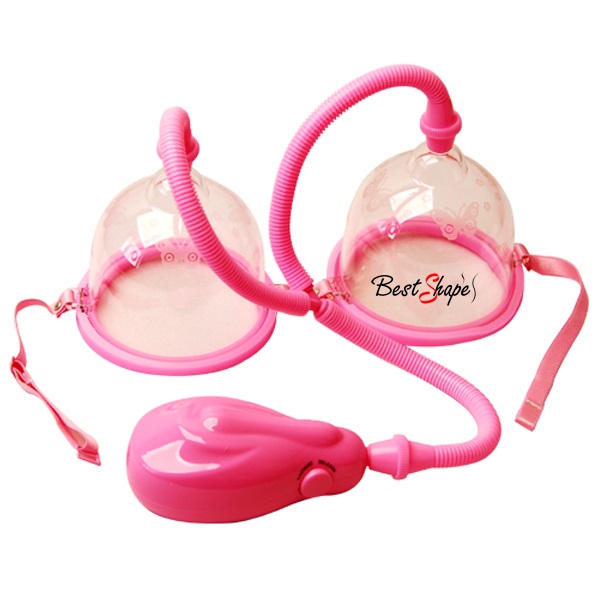 เครื่องนวดหน้าอกเพิ่มหน้าอก แบบเต้าคู่ ขนาดกรวยใหญ่กว่าเดิม