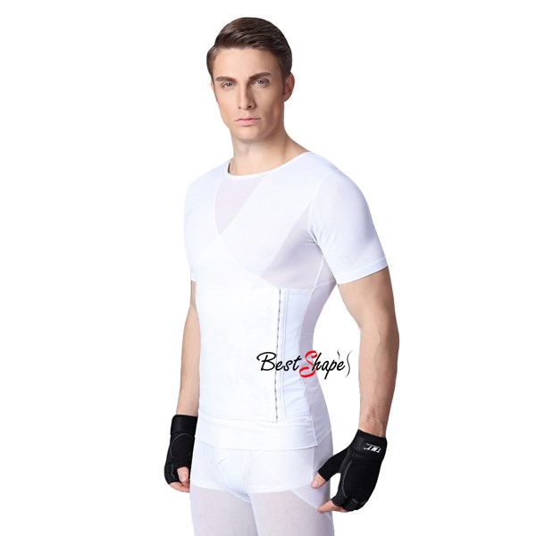 ชุดกระชับสัดส่วนชาย เสื้อเก็บพุง เก็บอก แขนสั้น รุ่น X-Clusive