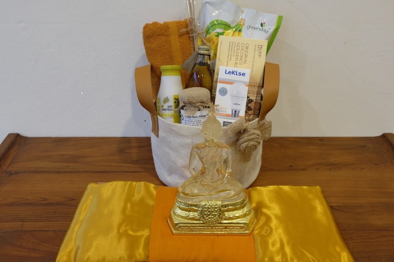 Giftngo.Gift ร่วมสนับสนุนการทำบุญ โดยรับส่วนลด 5% กับชุดสังฆทานที่เป็นมากกว่าทำบุญ..