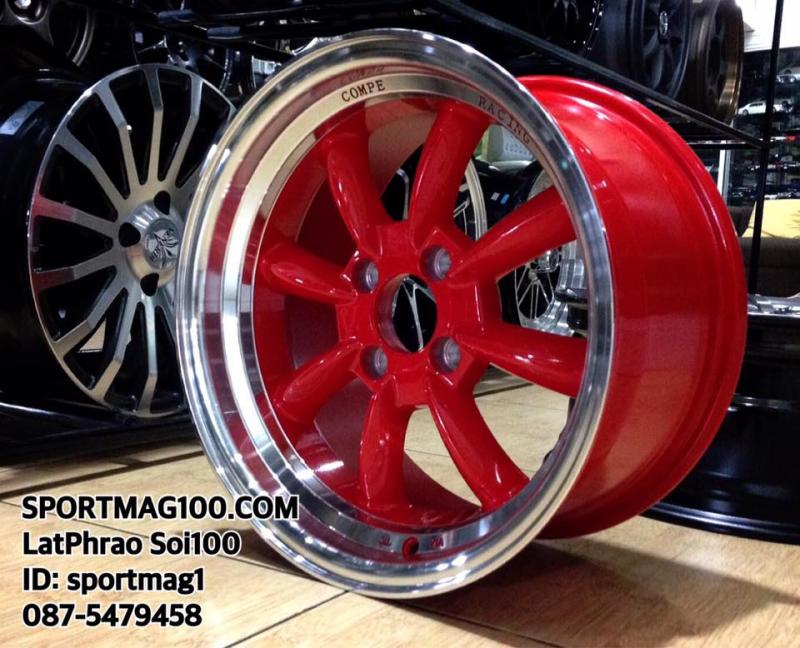 แม็กซ์ใหม่ Watanabe Compe สีแดงขอบเงา