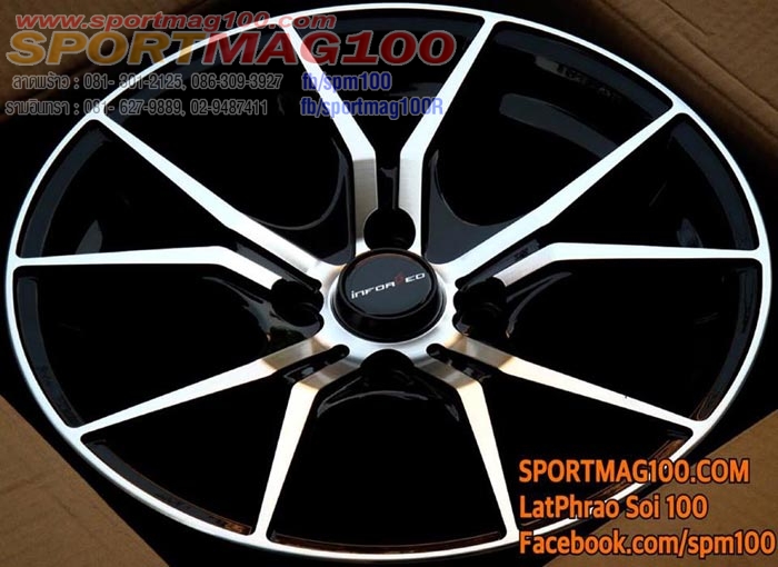 เฮียสั่งลด แม็กซ์ใหม่ INFERGED ADV6 ดำหน้าเงาสเปค 7x15นิ้ว 4รู100 ET38 สวยสปอร์ตก้านY ลายคลาสสิค สุดอมตะปกติ 3,000 เฮียสั่งลดเพียง 2,400 จัดพร้อมยางใหม่เลือกไซด์ได้ทั้งชุดล้อพร้อมยาง 4ข้าง =14,900 สอบถามเพิ่มเติม SPORTMAG100 ลาดพร้าว ซ.100  Tel. 099-1656668,081-3012125,086-3093927,02-5391647,02-5382531,02-5381031หรือ Line ID: sportmag1  