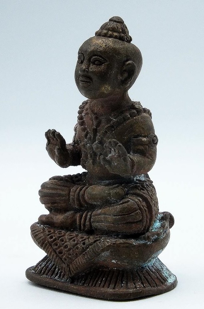 กุมารทอง ทวีลาภ ๙๙๙ หลวงพ่อชวน วัดเขาแก้ว เนื้อชนวนตะปูโลงผี จ.อ่างทอง