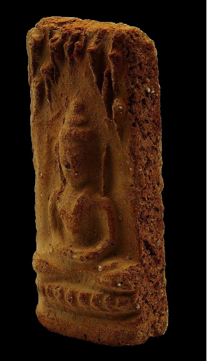 พระผงพรายสมุทร  หลวงพ่อเจิม อชิโต วัดหอยราก พิมพ์ปรกโพธิ์กลาง