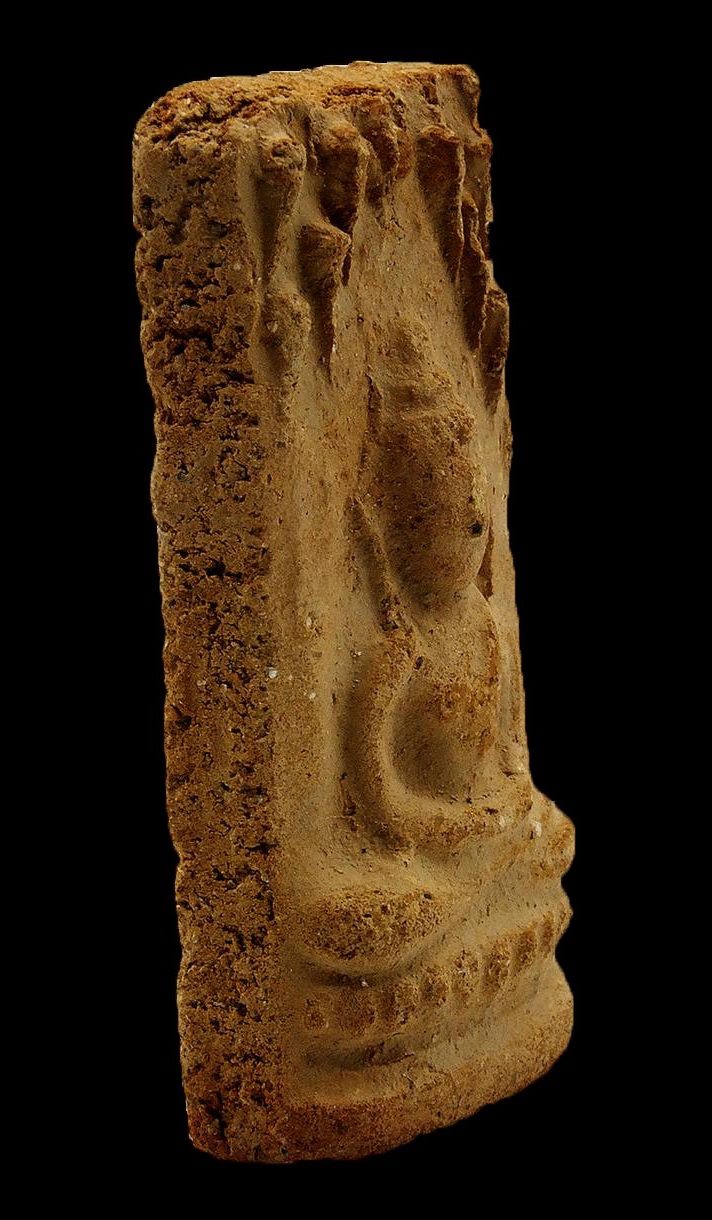 พระผงพรายสมุทร  หลวงพ่อเจิม อชิโต วัดหอยราก พิมพ์ปรกโพธิ์กลาง