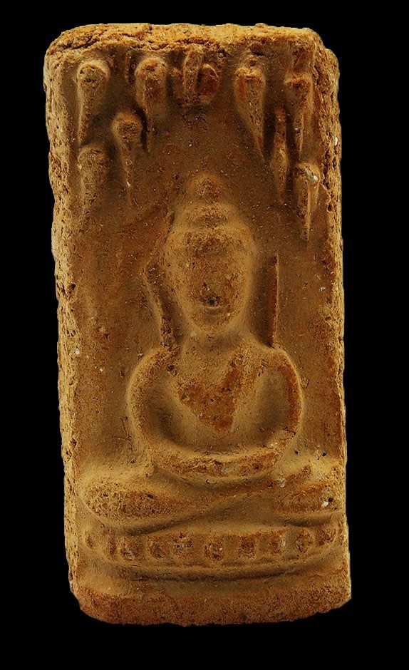 พระผงพรายสมุทร  หลวงพ่อเจิม อชิโต วัดหอยราก พิมพ์ปรกโพธิ์กลาง