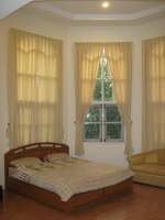 ให้เช่าบ้านเดี่ยว2ชั้น ม.กฤษดา พระราม5 ทำเลดีมากใกล้ทางด่วนหลังบ้านติดทะเลสาป