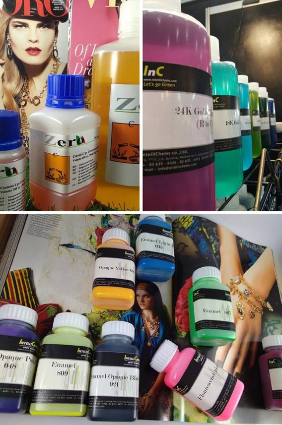 rhodium plating solution, jewelry rhodium, ผลิตงานจิวเวอร์รี่คุณภาพสูง ลงยาสีอินาเมล Enamels colur, เครื่องจักร, โรเดียมคุณภาพสูง Rhodium Zero บริษัท อินเทลลิเคม จำกัด