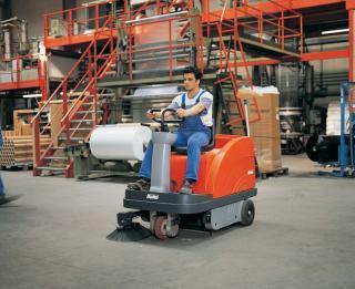 HAKO รถทำความสะอาดงานอุตสาหกรรม