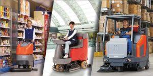 HAKO รถทำความสะอาดงานอุตสาหกรรม