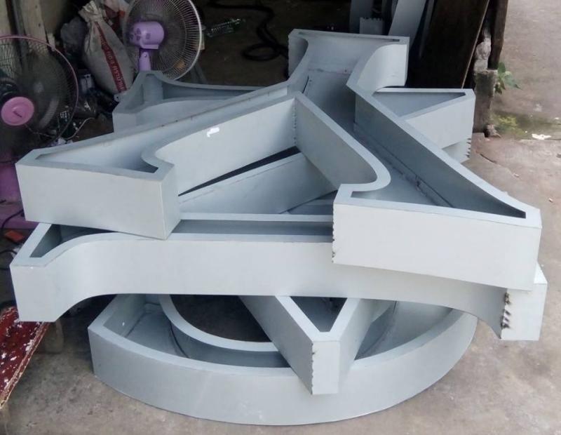 The facia sign advertising a company building sign letters made of metal (brass, stainless steel, copper, zinc or zinc) in the paint.