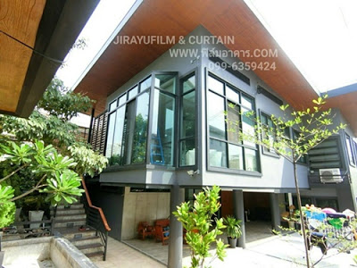 ฟิล์มกรองแสง ฟิล์มกันความร้อน ฟิล์มลดความร้อน ฟิล์มใสลดความร้อน ฟิล์มบ้าน ลด30-50%