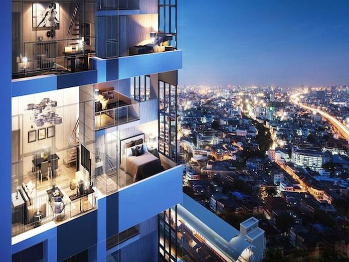 ขายดาวน์คอนโดใหม่ 2 ชั้น ติดรถไฟฟ้า แต่งครบ Knightsbridge Tiwanon ชั้น 24