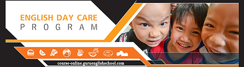 บริการรับดูแลเด็กคุณกำลังมองหาที่ดีๆ สภาพแวดล้อมที่ดี สำหรับลูกๆ ดูแลแทนคุณระหว่างที่คุณทำงาน มีธุระหรือต้องการเวลาพักผ่อน ไม่ต้องมองไปที่ไหนไกลเลย โปรแกรม ENGLISH DAY CARE ที่ Guru English School ช่วยคุณได้เราทำอะไรบ้าง? ในการดูแลลูกๆของคุณ:- บริการรับเลี้ยงเด็กแบบสองภาษา(อังกฤษ-ไทย)- พนักงานผ่านการอบรมด้านการดูแลเด็ก- ห้องเรียนพร้อมด้วยสิ่งอำนวยความสะดวก และมีเครื่องป
