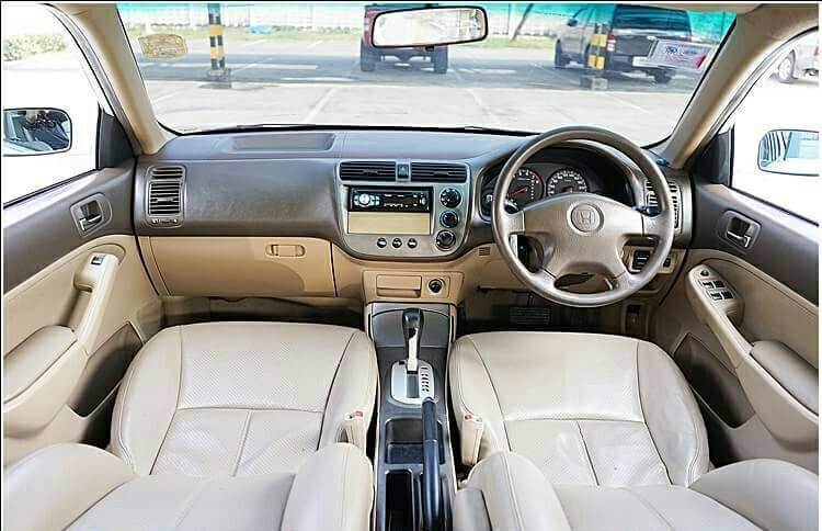 รถมือสอง ใช้เงิน 10,000 ออกรถได้เลย! Honda Civic 2005 CIVIC DIMENTION 1.7VTi AT สปอร์ต เกียร์ออโต้ สีขาว