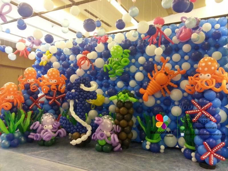 ร้านลูกโป่ง บอลลูนอาร์ทภูเก็ต  ไอดี phuketballoonart โทร 076526126