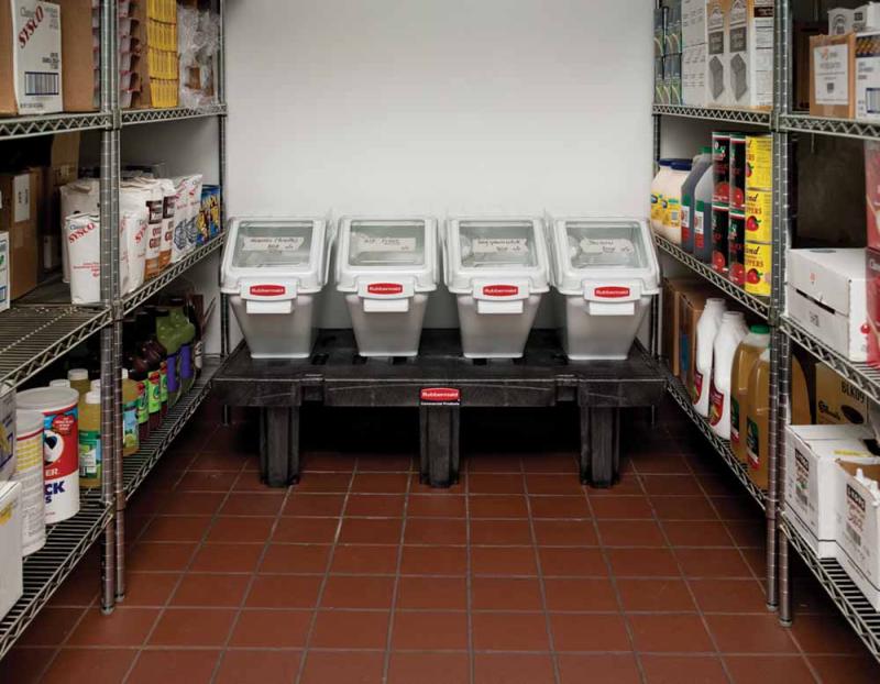 Dunnage Rack ชั้นวางวัตุดิบอาหารยกสูงได้มาตรฐาน NSF