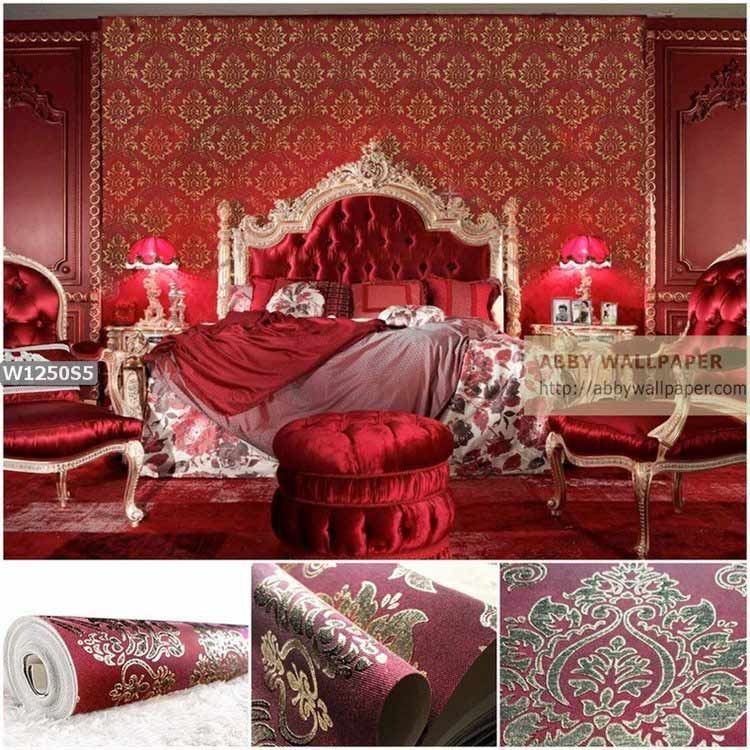 วอลเปเปอร์ผ้าแคนวาส วอลเปเปอร์ลายเรียบ วัฒนา บางแค