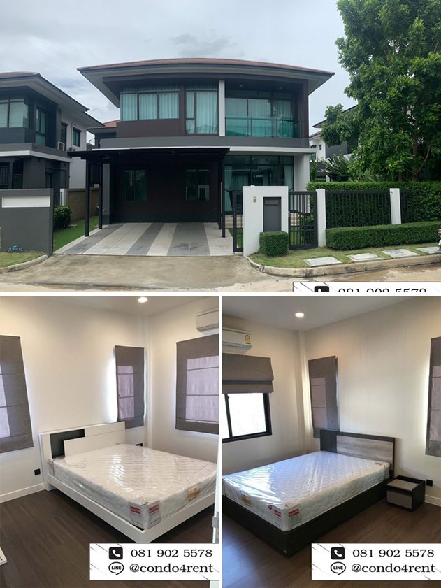 Setthasiri Krungthepkreetha House for RentA Cosy and Friendly Community at Brighton College International School Bangkok4 Bedrooms 3 Bathrooms60 Square Wa. 1 minute walk to club house.Nice and very quiet. 60,000 THB/ MonthContact owner for availability at 081-902-5578Line: @condo4rentบ้านเดี่ยวกรุงเทพกรีฑาให้เช่า,บ้านเช่ากรุงเทพกรีฑา,บ้านให้เช่าเศรษฐศิริ,บ้านว่างให้เช่า 