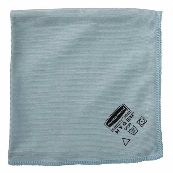 Rubbermaid : HYGEN GLASS MICROFIBER CLOTH ผ้าไมโครไฟเบอร์อเนกประสงค์  ใช้สำหรับเช็ดทำความสะอาดพื้นผิวที่ไม่ต้องการรอยขีดข่วนสามารถซักได้ 200 ครั้งกำจัดเชื้อแบคทีเรีย 99.9%ออกแบบมาเพื่อใช้สำหรับเช็ดกระจก, โครเมี่ยมและพื้นผิวที่ไม่ต้องการรอยขีดข่วนระบบการถักทอคุณภาพสูงทำความสะอาดได้ดีกว่าไมโครไฟเบอร์ทั่วไปสี : เทา, ฟ้าอ่อนขนาด : 16 นิ้ว x 16 นิ้ว* ราคาไม่รวมค่าจัดส่งและ vat 7% สนใจรายแวะ�