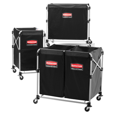 Basket Trucks : X-Carts รถเข็นแม่บ้าน,รถเข็นเตรียมผ้าซักรีดรถเข็นแม่บ้าน,รถเข็นเตรียมผ้าซักรีด- เหมาะกับการใช้งานตามโรงแรม รีสอร์ท- ใช้เก็บผ้า หรือสิ่งของในห้องพัก (สามารถประยุกต์ในการใช้งานได้หลากหลาย)- แข็งแรงทนทาน ไม่เป็นสนิม - มีแถบสีเพื่อแยกตามประเภทการใช้งาน- ล้อเลื่อนออกแบบมาเพื่อความคล่องตัว ง่ายต่อการเคลื่อนย้าย และเก็บเสียง- มีขนาด 1 ช่อง และ 2 ช่องสี : ดำ* รา�