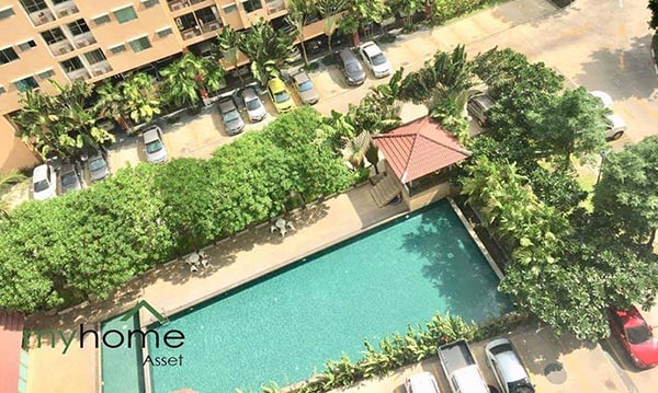 ขายคอนโด CityHome​ คอนโดรัตนาธิเบศร์ ห้องสตูดิโอ 30 ตรม. ชั้น12 วิวสระ ตกแต่งสไตล์ลอฟท์ ​ ราคาถูกที่สุดในย่านนี้