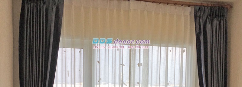 ขายผ้าม่านลายดอกไม้ ผ้าม่านลายเส้นตัด ปทุมธานี รังสิต