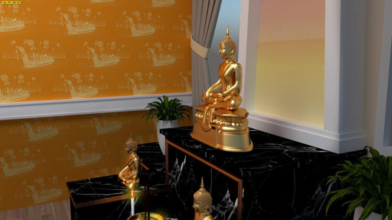 วอลเปเปอร์ลายต้นโพธิ์ใหญ่ งามวงศ์วาน บางกรวย