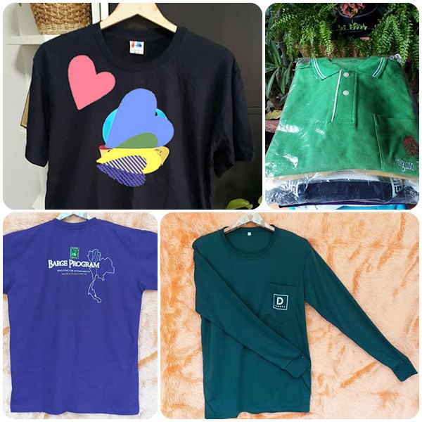 รับผลิต สั่งเสื้อยืด สกรีน ปัก คอกลม คอวี ทุกแบบ ทุกขนาด คละสี พร้อม ปัก สกรีน รับผลิตตามออเดอร์
