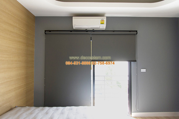 ผ้าม่านลายเส้น  มู่ลี่ไม้ ฉากกั้นห้องราคาถูก ติวานนท์ ปากเกร็ด