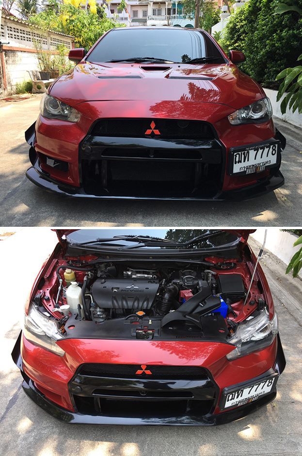รถมิตซูบิชิ รถมือสอง Mitsubishi Lancer 2.0 GT ปี 2012 เจ้าของเดียว ชุดแต่งรอบคัน Max 18 ตัว TOP สุด