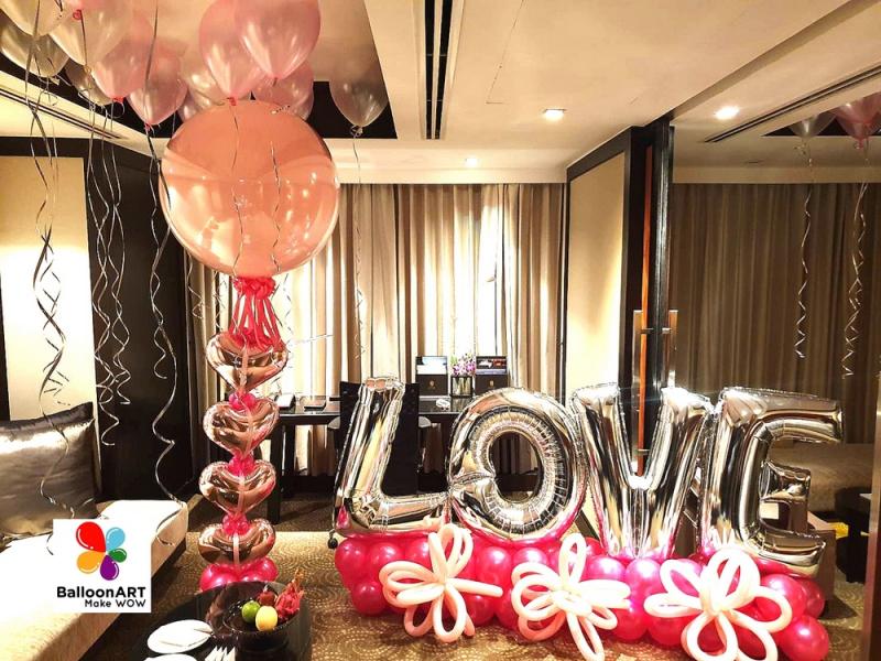 ร้านลูกโป่ง พัทยา  ลูกโป่งอัดแก๊สลอย ของขวัญ เซอร์ไพร์ส วันเกิด ออกแบบ ตกแต่ง ปาร์ตี้ งานเลี้ยง จัดส่ง