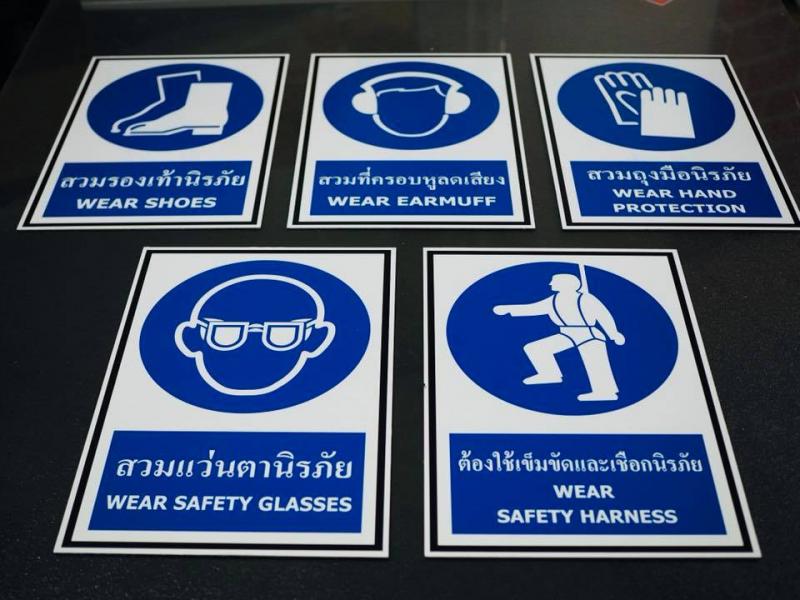 รับทำป้ายเตือน, ป้ายเครื่องหมายเตือน, WARNING SIGNS, ป้ายเซฟตี้, General Sign, Safety Sign, ผลิตป้ายสัญลักษ์ ป้ายระวัง สำหรับโรงงาน ป้ายจราจร ระวังอันตรายจากรถบรรทุก, ระวังตกจากที่สูง, ระวังไฟฟ้าช็อต,