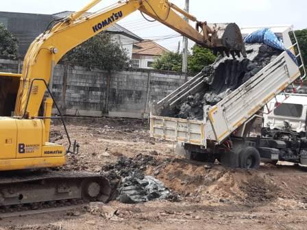 Soil filling in Bangkok