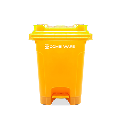 ถังขยะพลาสติก COMBI WARE ขนาด 60 ลิตร, แบบมีเท้าเหยียบ