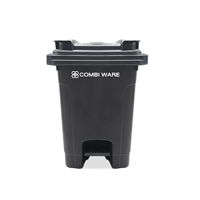 ถังขยะพลาสติก COMBI WARE ขนาด 60 ลิตร, แบบมีเท้าเหยียบ