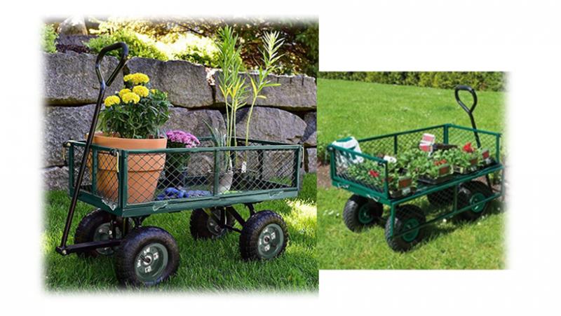 รถเข็น รถลาก รถตะแกรง รถบรรทุก4ล้อ MiNi Wagon