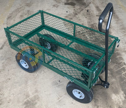 รถขนของลากของ รถขนสินค้า รถลากตะแกรง4ล้อ